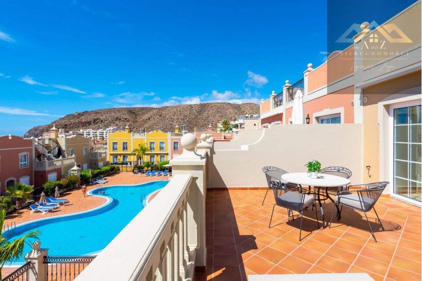 Santa Cruz de Tenerife, Palm Mar, Dwupoziomowy Apartament Palm Mar