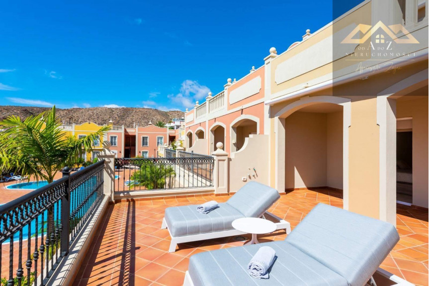 Santa Cruz de Tenerife, Palm Mar, Dwupoziomowy Apartament Palm Mar