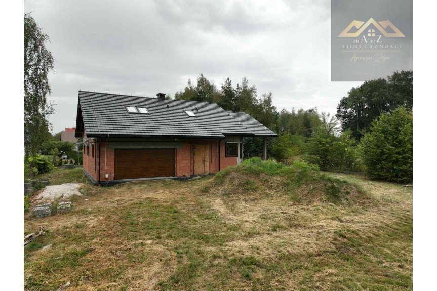 tarnowski, Radł&oacute;w, Niwka, Piękny nowy dom w Niwce nad Jeziorem