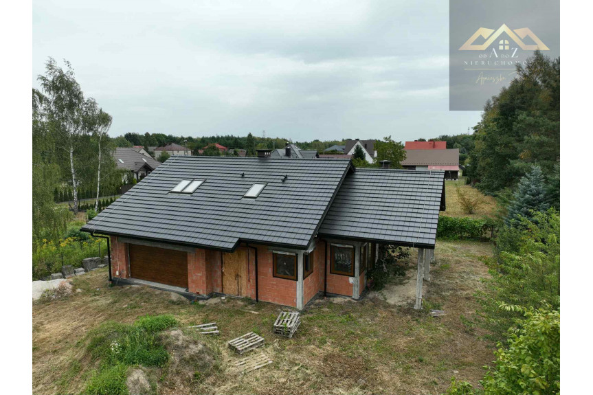 tarnowski, Radł&oacute;w, Niwka, Piękny nowy dom w Niwce nad Jeziorem