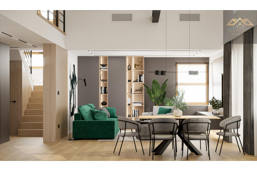 tarnowski, Radł&oacute;w, Niwka, Piękny nowy dom w Niwce nad Jeziorem