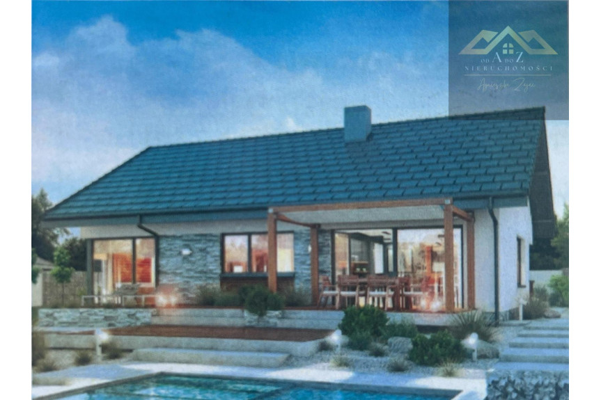 tarnowski, Zakliczyn, Faliszewice, Widokowa działka z pozwoleniem na budowę.