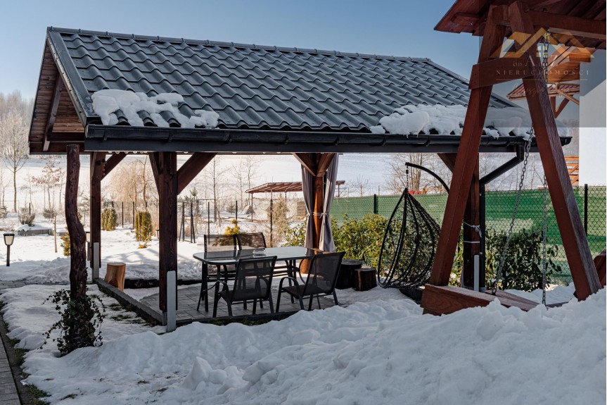 tarnowski, Skrzysz&oacute;w, Pog&oacute;rska Wola, Nowoczesny dom w Pog&oacute;rskiej Woli, gmina Skrzysz&oacute;w