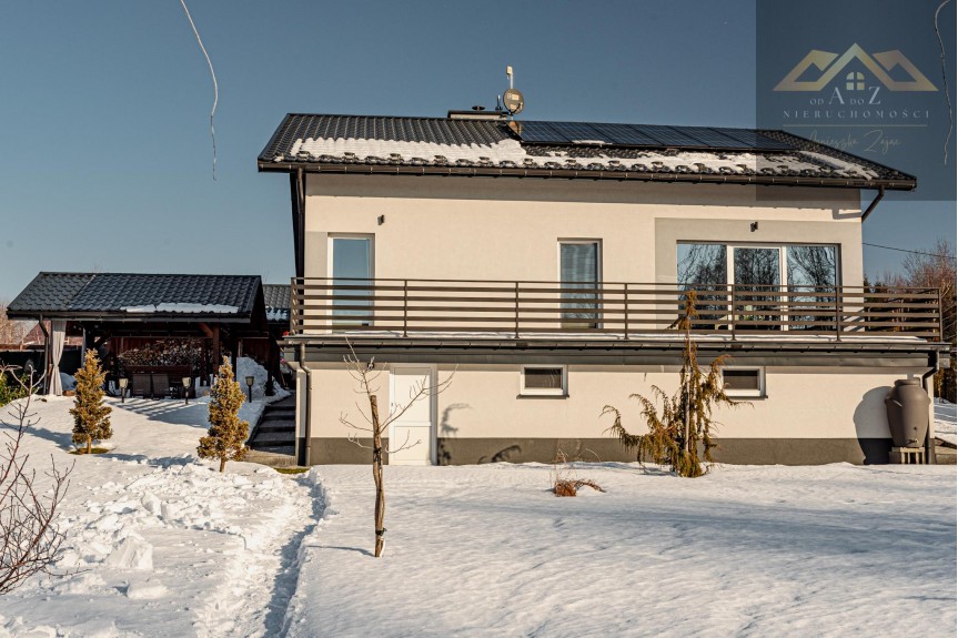 tarnowski, Skrzysz&oacute;w, Pog&oacute;rska Wola, Nowoczesny dom w Pog&oacute;rskiej Woli, gmina Skrzysz&oacute;w