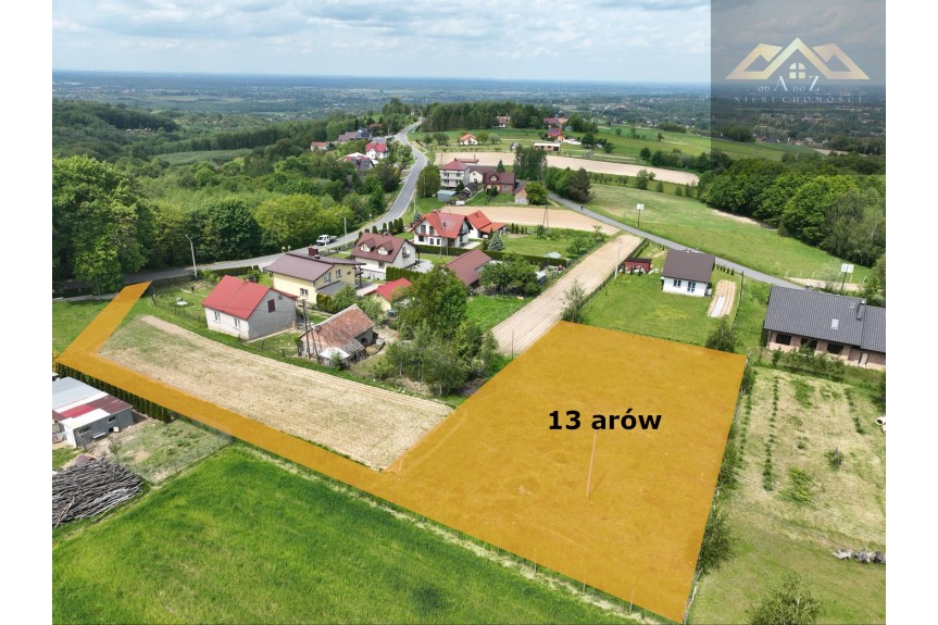 małopolskie, tarnowski, Pleśna, Szczepanowice, Widokowa działka Szczepanowice, gm. Pleśna