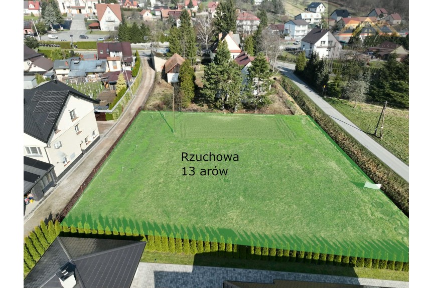 tarnowski, Pleśna, Rzuchowa, Rzuchowa 13 ar budowlana ekstra lokalizacja super układ