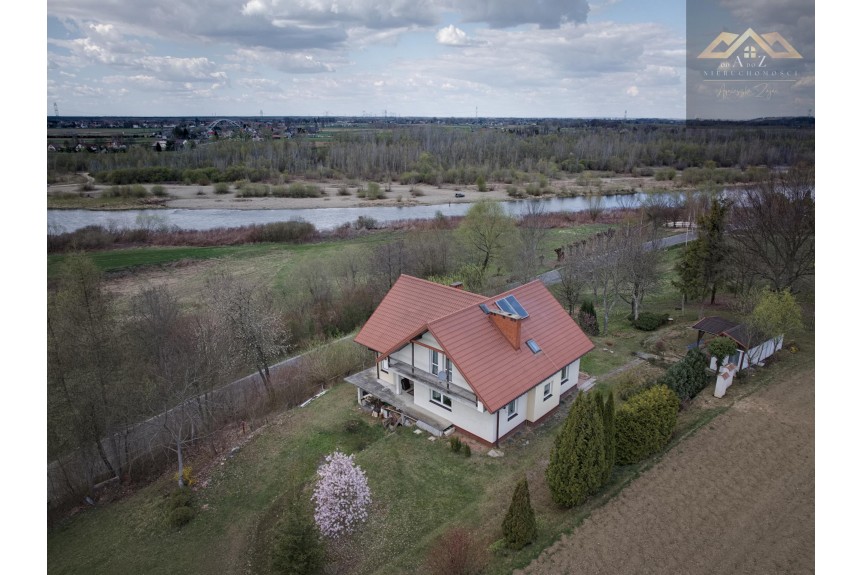 tarnowski, Pleśna, Szczepanowice, Dom z widokiem na Dunajec
