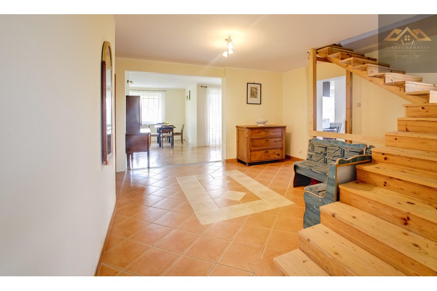 tarnowski, Pleśna, Szczepanowice, Dom z widokiem na Dunajec