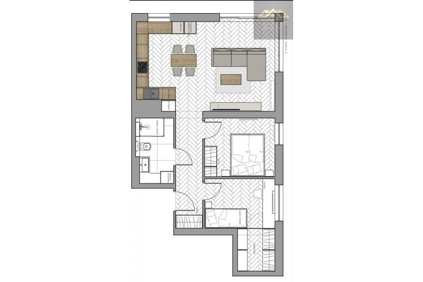 Tarn&oacute;w, J&oacute;zefa Szujskiego, Nowoczesne mieszkanie w stanie deweloperskim