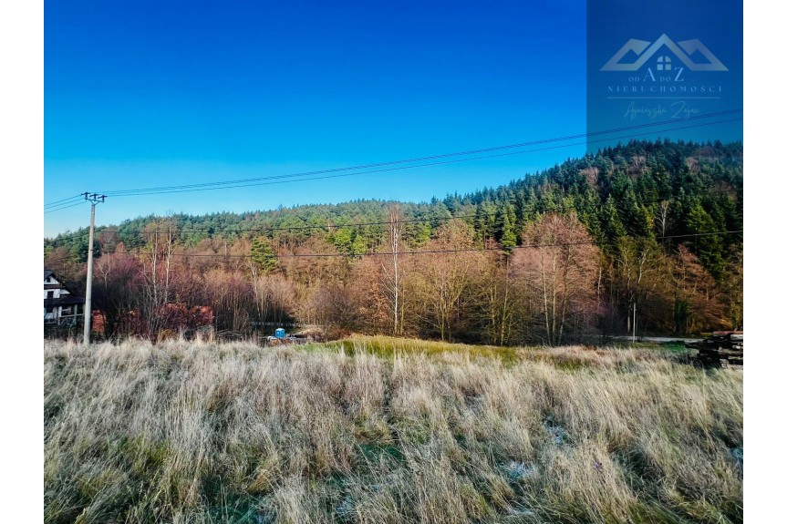 myślenicki, Myślenice, Łęki, Atrakcyjna działka budowlana pod Myślenicami