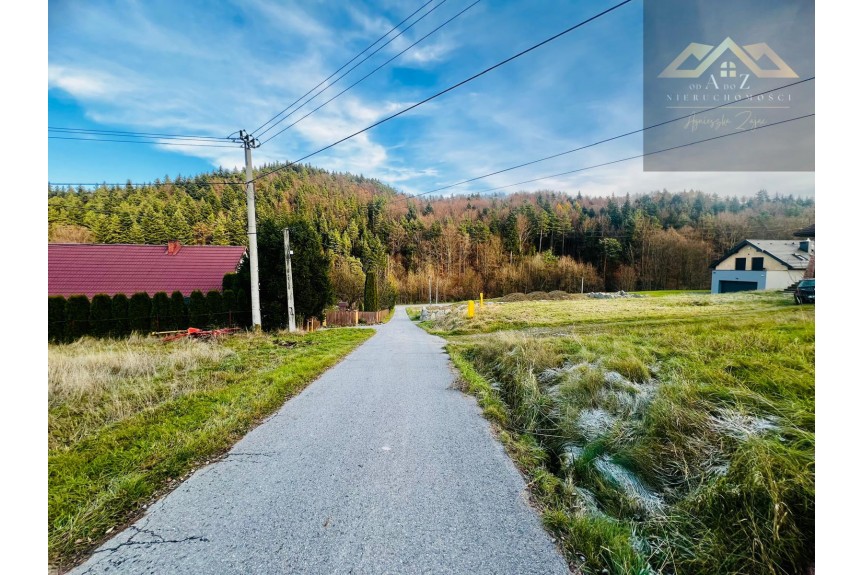 myślenicki, Myślenice, Łęki, Atrakcyjna działka budowlana pod Myślenicami