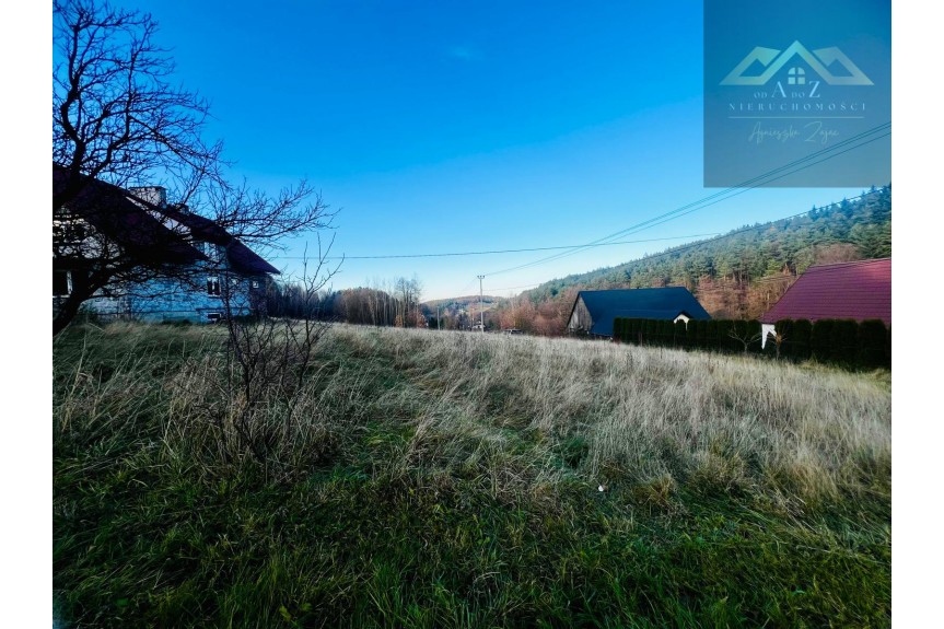 myślenicki, Myślenice, Łęki, Atrakcyjna działka budowlana pod Myślenicami
