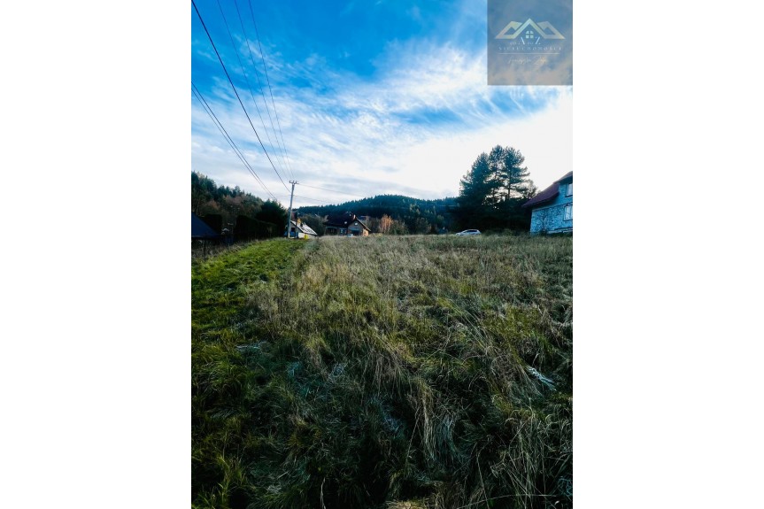 myślenicki, Myślenice, Łęki, Atrakcyjna działka budowlana pod Myślenicami