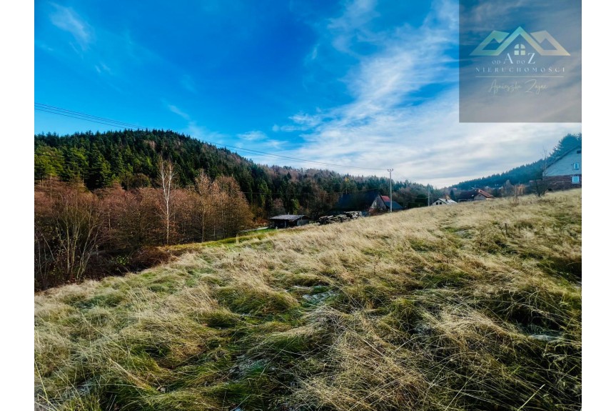 myślenicki, Myślenice, Łęki, Atrakcyjna działka budowlana pod Myślenicami