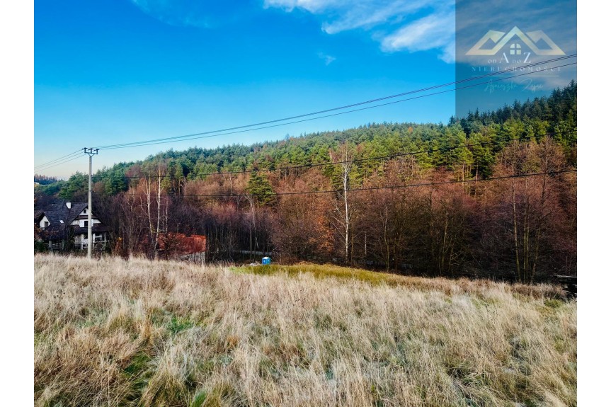 myślenicki, Myślenice, Łęki, Atrakcyjna działka budowlana pod Myślenicami