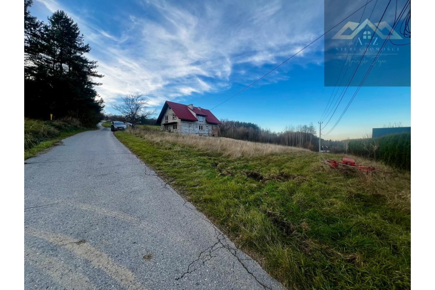 myślenicki, Myślenice, Łęki, Atrakcyjna działka budowlana pod Myślenicami