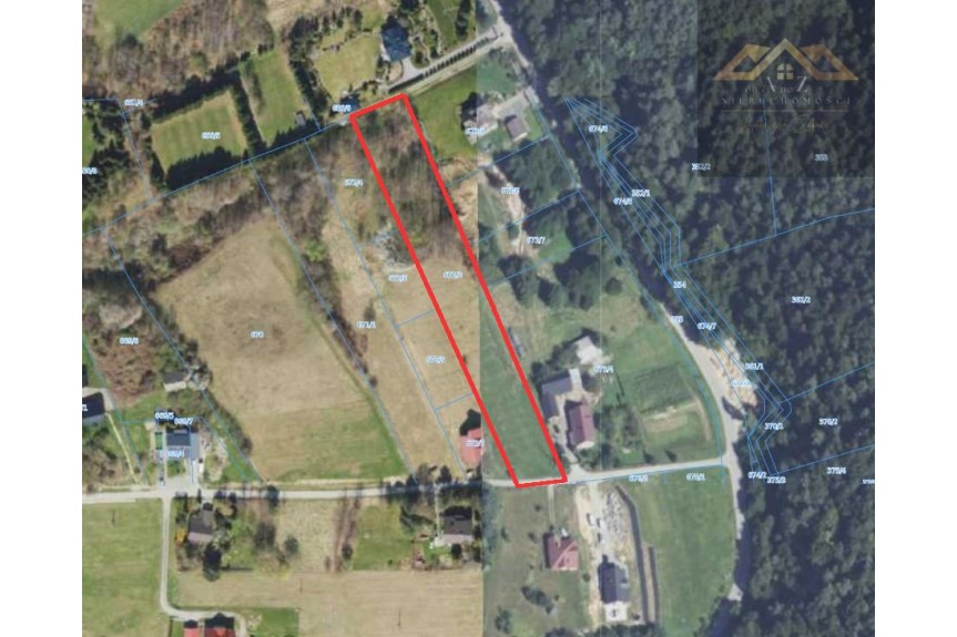 myślenicki, Myślenice, Łęki, Atrakcyjna działka budowlana pod Myślenicami