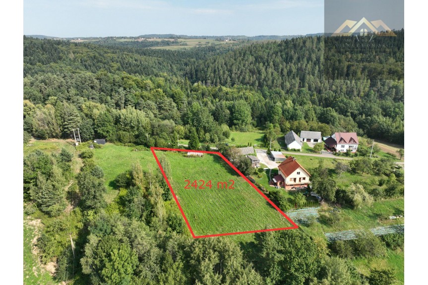 małopolskie, tarnowski, Zakliczyn, Widokowa działka budowlana gm. Zakliczyn, Faliszewice