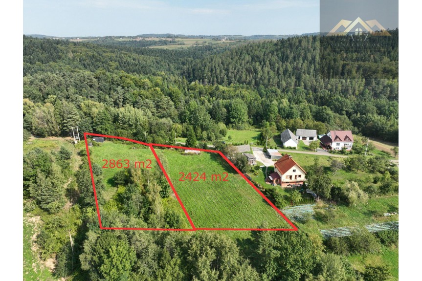 tarnowski, Zakliczyn, Widokowa działka budowlana gm. Zakliczyn, Faliszewice