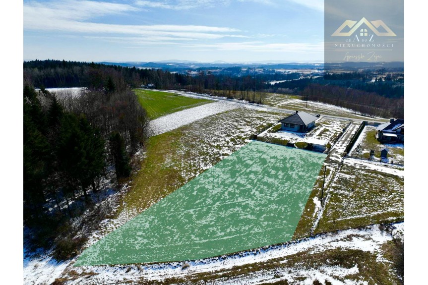 tarnowski, Pleśna, Lichwin, Widokowa działka Lichwin, gm. Pleśna, z widokiem na g&oacute;ry