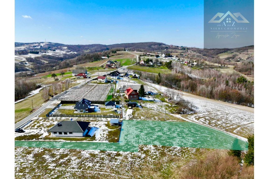 tarnowski, Pleśna, Lichwin, Widokowa działka Lichwin, gm. Pleśna, z widokiem na g&oacute;ry