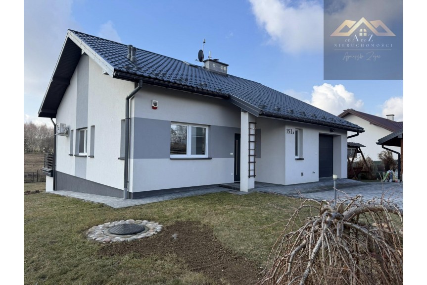 małopolskie, tarnowski, Skrzysz&oacute;w, Pog&oacute;rska Wola, Nowoczesny dom w Pog&oacute;rskiej Woli, gmina Skrzysz&oacute;w