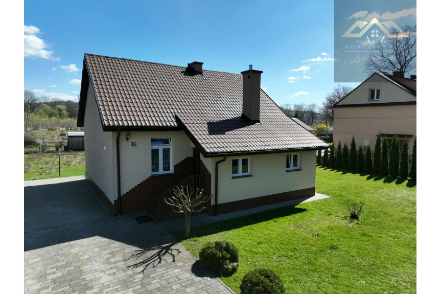 małopolskie, tarnowski, Ciężkowice, Dom z pięknym otoczeniem