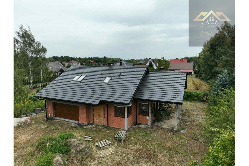 tarnowski, Radł&oacute;w, Niwka, Piękny nowy dom w Niwce nad Jeziorem