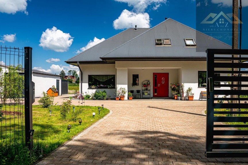 małopolskie, tarnowski, Ryglice, komfortowy dom malowniczo położony