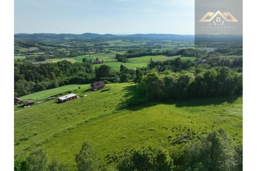 tarnowski, Gromnik, Siemiech&oacute;w, Widokowa działka na panoramę g&oacute;r
