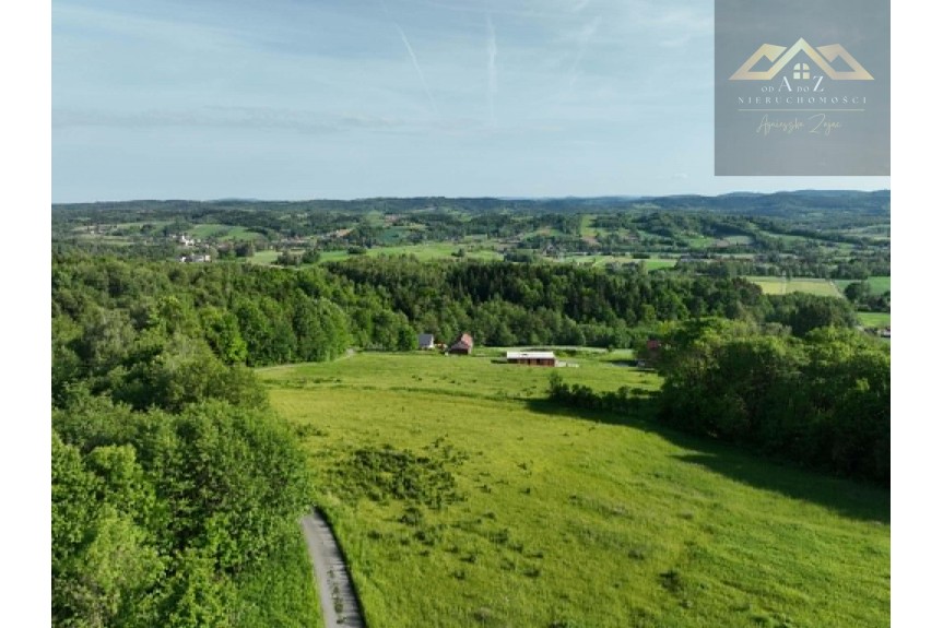 tarnowski, Gromnik, Siemiech&oacute;w, Widokowa działka na panoramę g&oacute;r