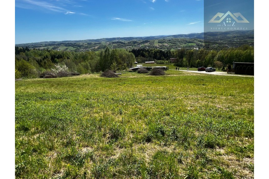 tarnowski, Gromnik, Siemiech&oacute;w, Widokowa działka na panoramę g&oacute;r