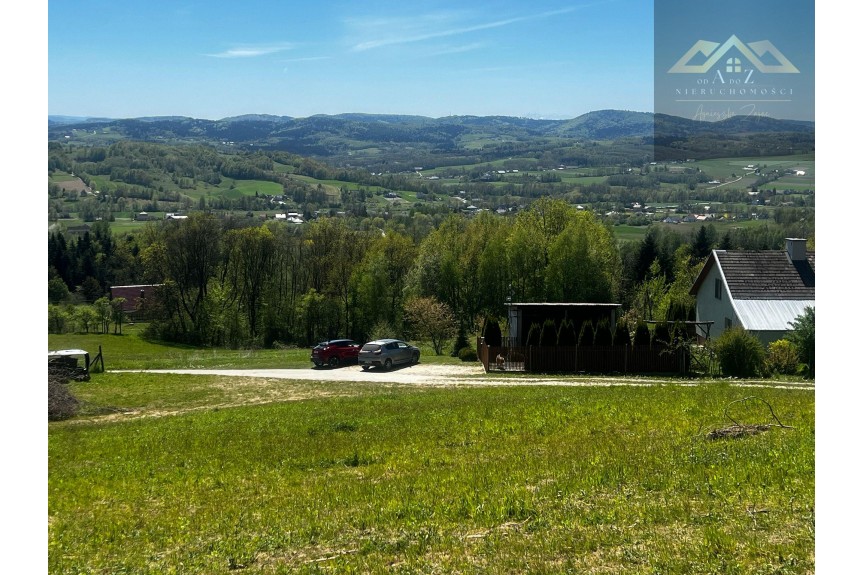 tarnowski, Gromnik, Siemiech&oacute;w, Widokowa działka na panoramę g&oacute;r