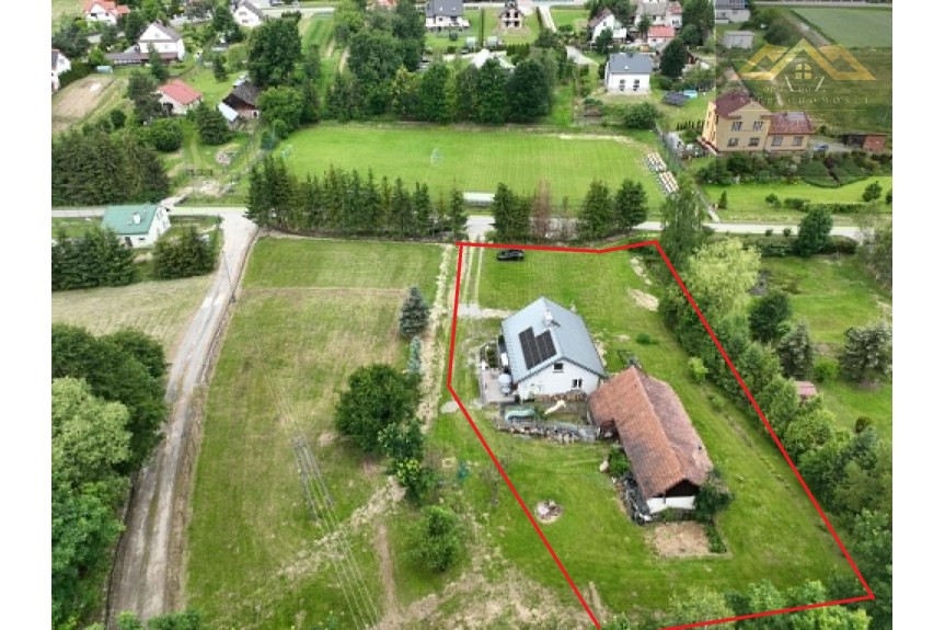 tarnowski, Tuch&oacute;w, Karwodrza, Dom w spokojnej zielonej lokalizacji