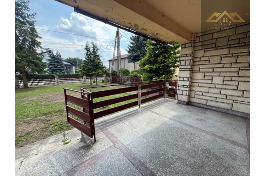 brzeski, Szczurowa, Duży dom z budynkiem gospodarczym i prawie 05ha działki budowlanej